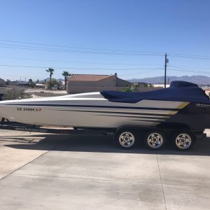 1997 WARLOCK PERFORMANCE MARINE 23' WARRIOR POWERCAT, 572 BBC, 10:71 BLOWER, IMCO EXTREME DRIVE